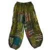Pantalon Bouffant Unisexe Coton Épais Délavé « Himalaya Cargo » Vert Olive