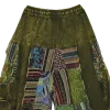 Pantalon Bouffant Unisexe Coton Épais Délavé « Himalaya Cargo » Vert Olive