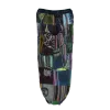 Pantalon Bouffant Unisexe Coton Épais Patchwork Népal Bleu