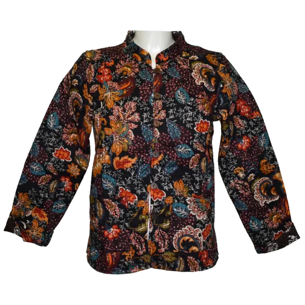 Veste Réversible Femme en Coton Matelassé