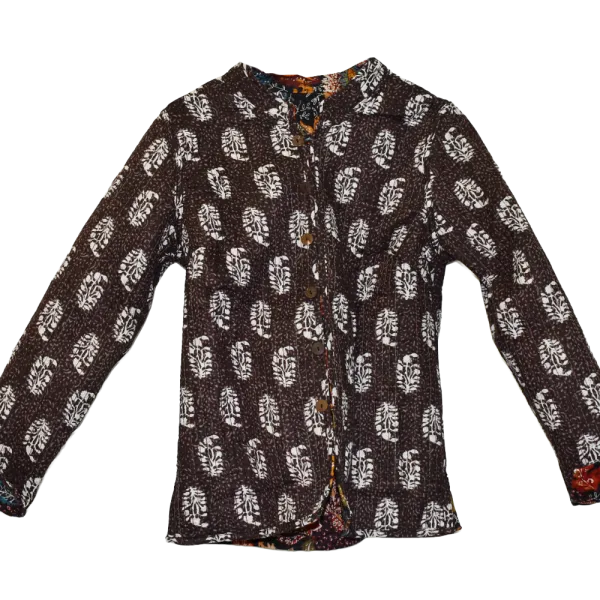 Veste Réversible Femme en Coton Matelassé