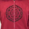 Veste Sweat Polaire Femme à Capuche « Mandala Sacré »