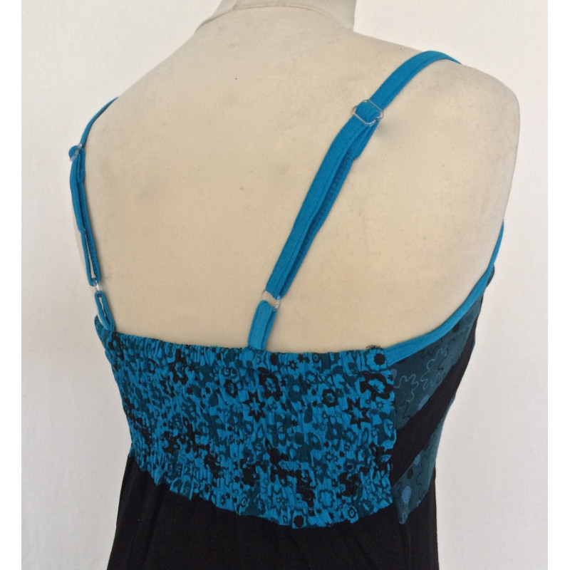 Robe Courte Wani réf: EV15-04 Bleu