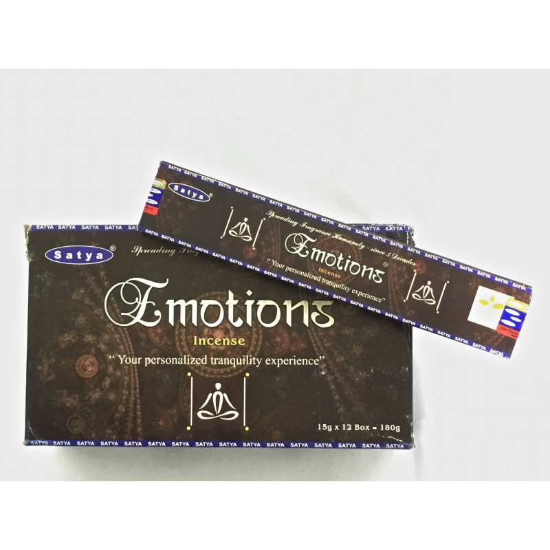 ENCENS SATYA SUPREME ÉMOTION boite de 12 Etuis de 15 Gr ENCENS SATYA SUPREME ÉMOTION boite de 12 Etuis de 15 Gr